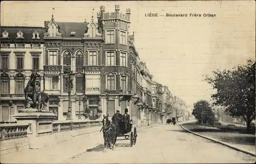 Ak Lüttich Lüttich Wallonien, Boulevard Frere Orban