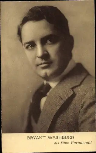 Ak Schauspieler Bryant Washburn, Portrait