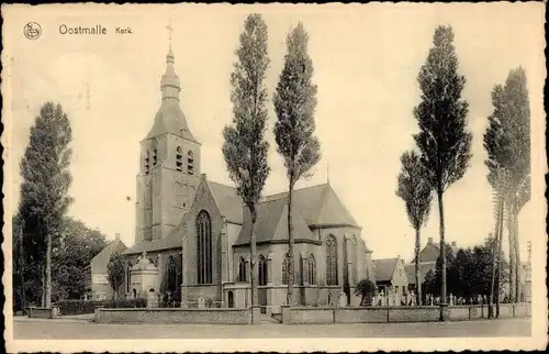 Ak Oostmalle Malle Flandern Antwerpen, Kirche