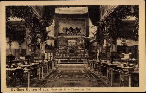 Ak Berlin Mitte, Blick ins Berliner Konzerthaus