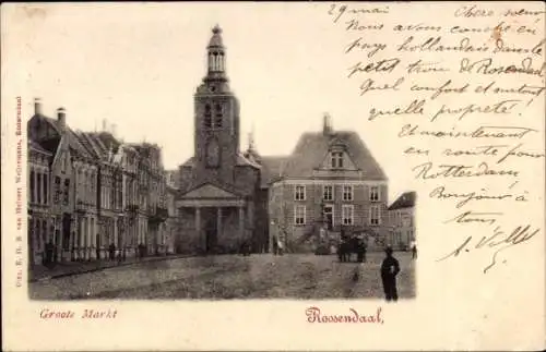 Ak Roosendaal Nordbrabant?, Groote Markt