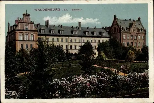 Ak Waldenburg in Sachsen, Seminar