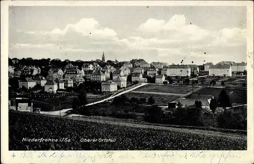 Ak Niederfrohna in Sachsen, Oberer Ortsteil