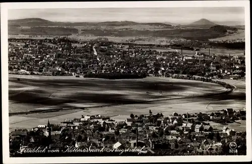 Ak Neugersdorf in der Lausitz, Gesamtansicht, Blick vom Kottmar