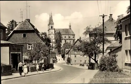 Ak Schirgiswalde in der Lausitz, Ernst-Thälmann-Straße