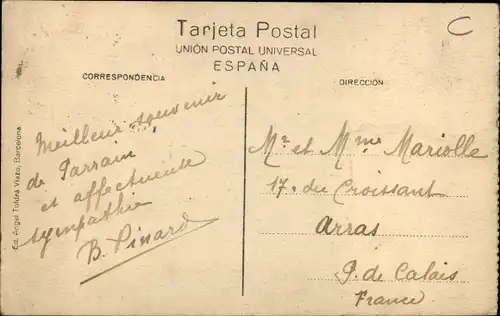 Ak Barcelona Katalonien Spanien, Restaurant Tibidabo