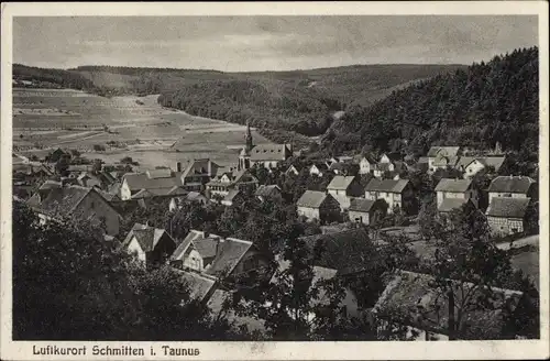 Ak Schmitten im Taunus Hessen, Totalansicht