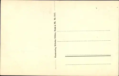 Ak Bonn am Rhein, Alter Zoll, Rheinanlagen