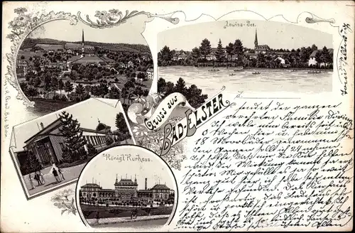 Litho Bad Elster im Vogtland, Kurhaus, Louisa See