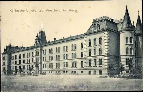 Ak Annaburg im Kreis Wittenberg, Königliche Unteroffizier Vorschule