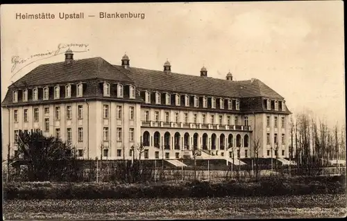 Ak Berlin Weißensee Blankenburg, Heimstätte Upstall
