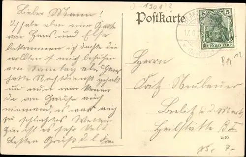 Ak Berlin Weißensee Blankenburg, Heimstätte Upstall