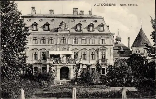 Ak Altdöbern in der Niederlausitz, Gräfliches Schloss