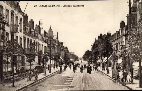 Ak Malo les Bains Nord, Avenue Faidherbe