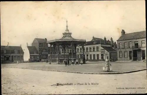 Ak Rosendael Dunkirk North Dunkirk, Place de la Mairie