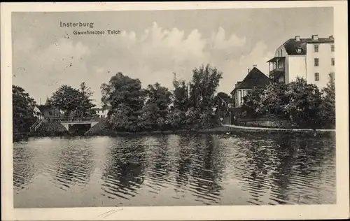Ak Tschernjachowsk Insterburg Ostpreußen, Gawehnscher Teich