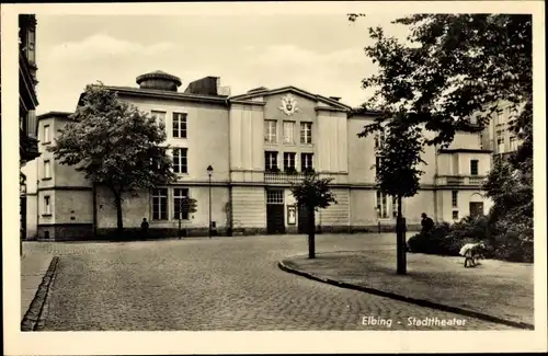 Ak Elbląg Elbing Westpreußen, Stadttheater