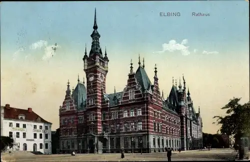 Ak Elbląg Elbing Westpreußen, Rathaus