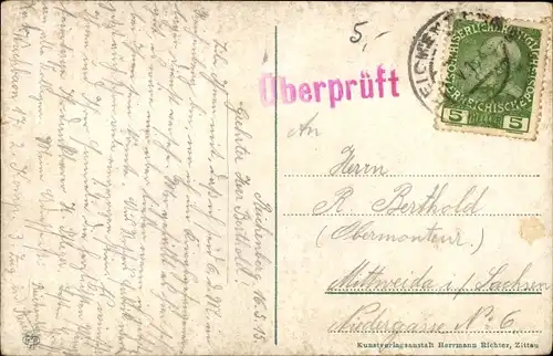 Ak Reichenberg in Böhmen Liberec Tschechien, Kaiser Josef Straße