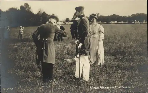 Ak Eitel Friedrich Prinz von Preußen, Sophie Charlotte von Oldenburg