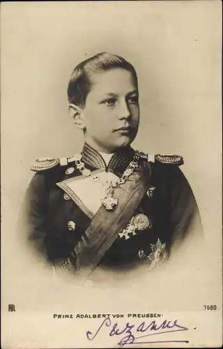 Ak Prinz Adalbert von Preußen, Portrait