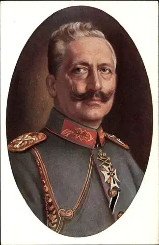 Künstler Ak Grabendorff, R., Kaiser Wilhelm II., Portrait