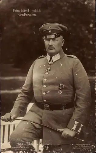 Ak Eitel Friedrich Prinz von Preußen, Portrait, Liersch 7498