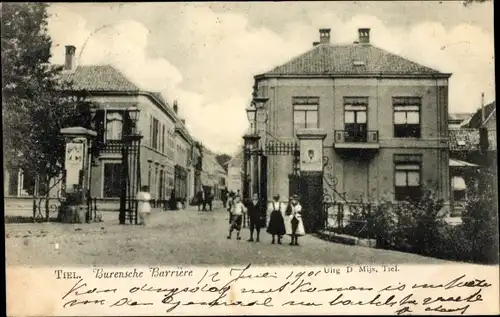 Ak Tiel Gelderland, Burensche Barriere