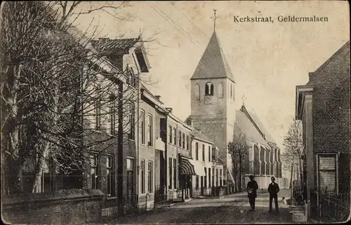 Ak Geldermalsen Gelderland, Kerkstraat, Kirche