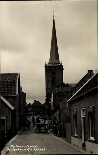 Ak Ouderkerk aan den IJssel Südholland, Kalverstraat