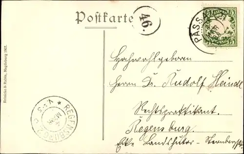 Ak Passau in Niederbayern, Donau, Pfarrkirche, Dom