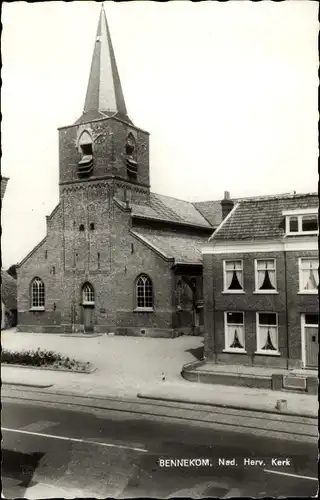 Ak Bennekom Gelderland, Niederlande. Rev. Kirche