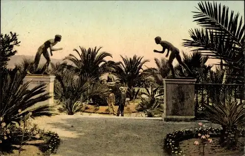 Ak Korfu Griechenland, Achilleion, Garten