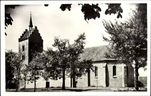 Ak Anloo Hunze Drenthe, Ned. Herv. Kerk