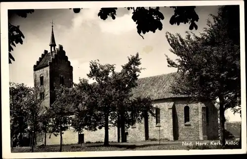 Ak Anloo Hunze Drenthe, Ned. Herv. Kerk