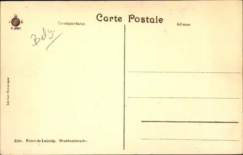 Ak Blankenberghe Blankenberge Westflandern, Kirchenstraße