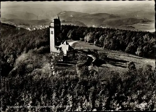 Ak Iserlohn im Märkischen Kreis, Danzturm, Fliegeraufnahme