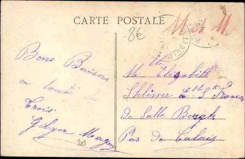 Ak Homécourt Meurthe et Moselle, Marine Steelworks