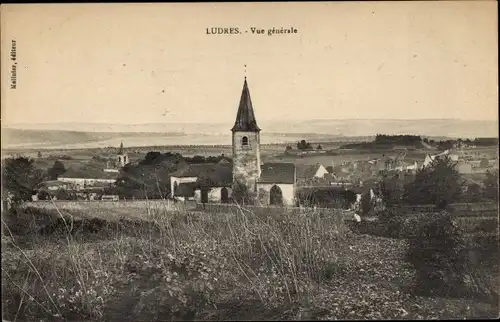 Ak Ludres Meurthe et Moselle, Gesamtansicht