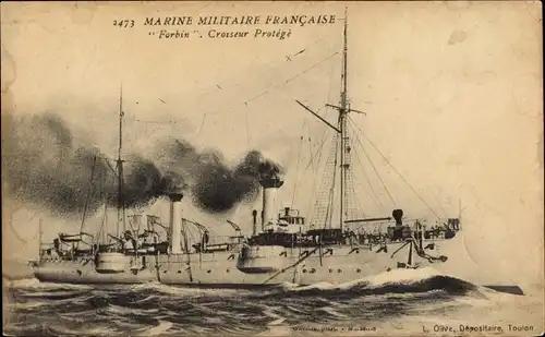 Ak Marine Militaire Francaise, Crosseur Protege Forbin