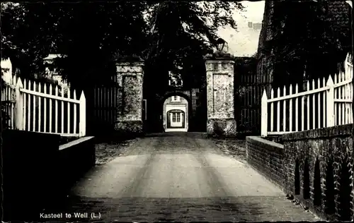 Ak Well Limburg Niederlande, Schloss