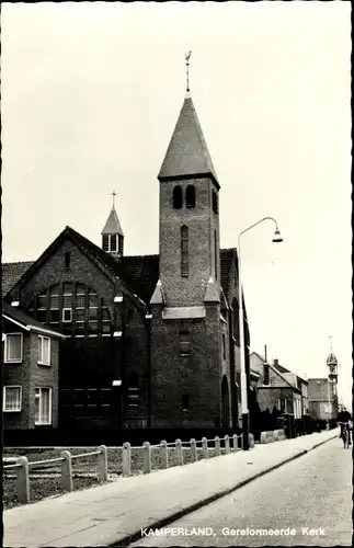 Ak Kamperland Noord-Beveland Zeeland Niederlande, Geref. Kirche