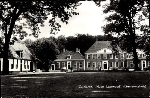 Ak Zuidlaren Drenthe Niederlande, Huize Laarwoud, Gemeentehuis