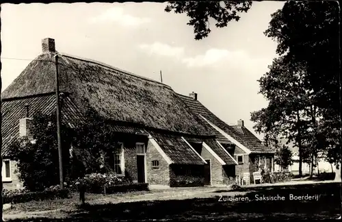 Ak Zuidlaren Drenthe Niederlande, Saksische Boerderij