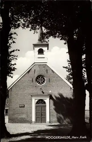 Ak Hoogersmilde Drenthe Niederlande, Herv. Kerk