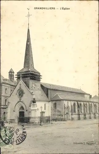 Ak Grandvilliers Oise, Die Kirche