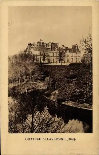 Ak Laversines Oise, Le Chateau