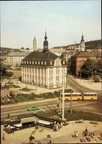 Ak Gera in Thüringen, Museum für Geschichte, Bus