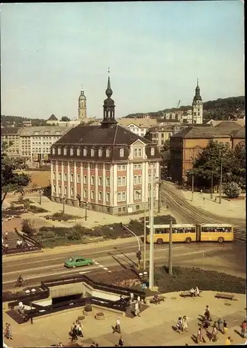 Ak Gera in Thüringen, Museum für Geschichte, Bus