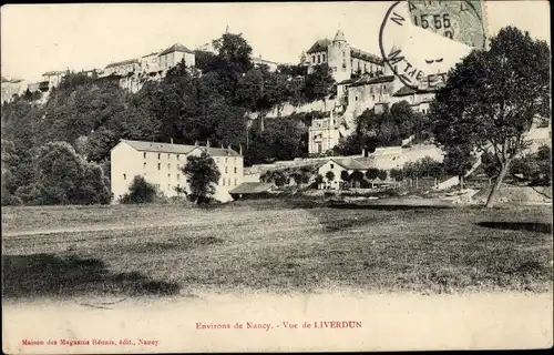 Ak Liverdun Meurthe et Moselle, Teilansicht